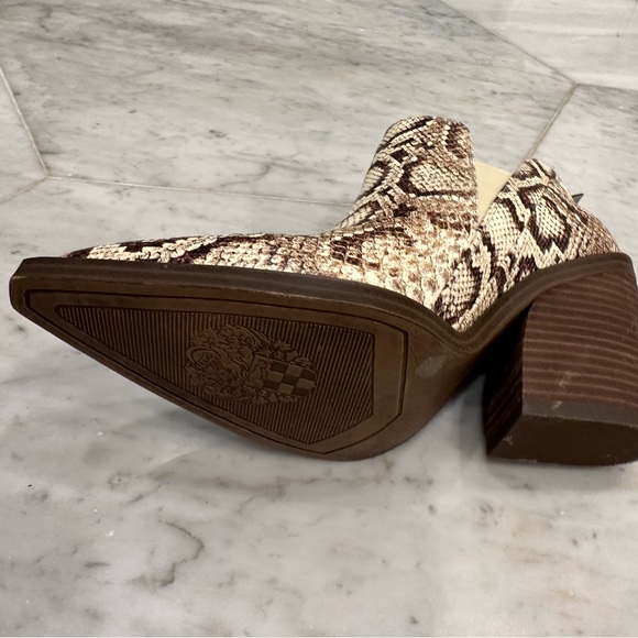 Vince Camuto snakeskin booties. Like New! - Picture 3 of 5